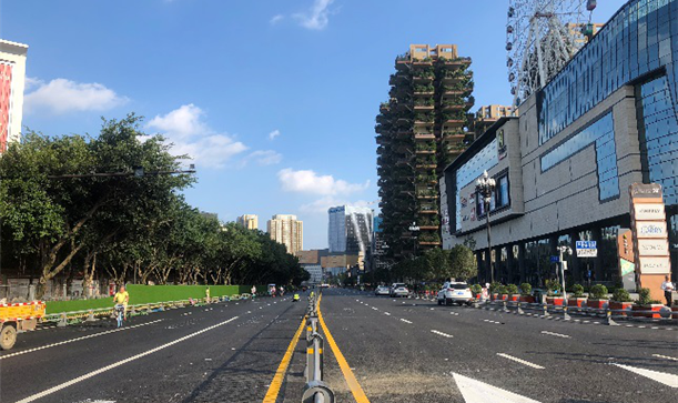 18天，金光路通了！